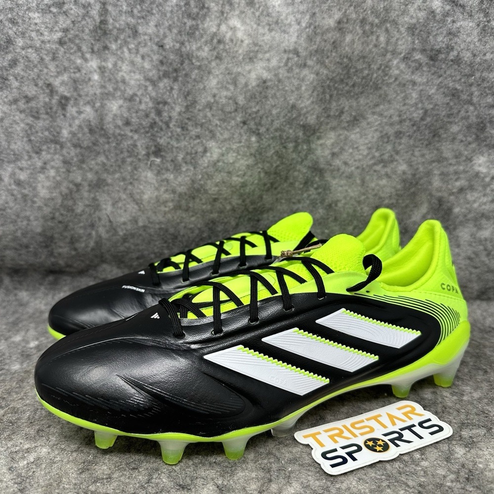 Adidas Copa Pure 3 Elite FG Soccer Cleats Mens Size 10 Black Lucid Lemon JH6304